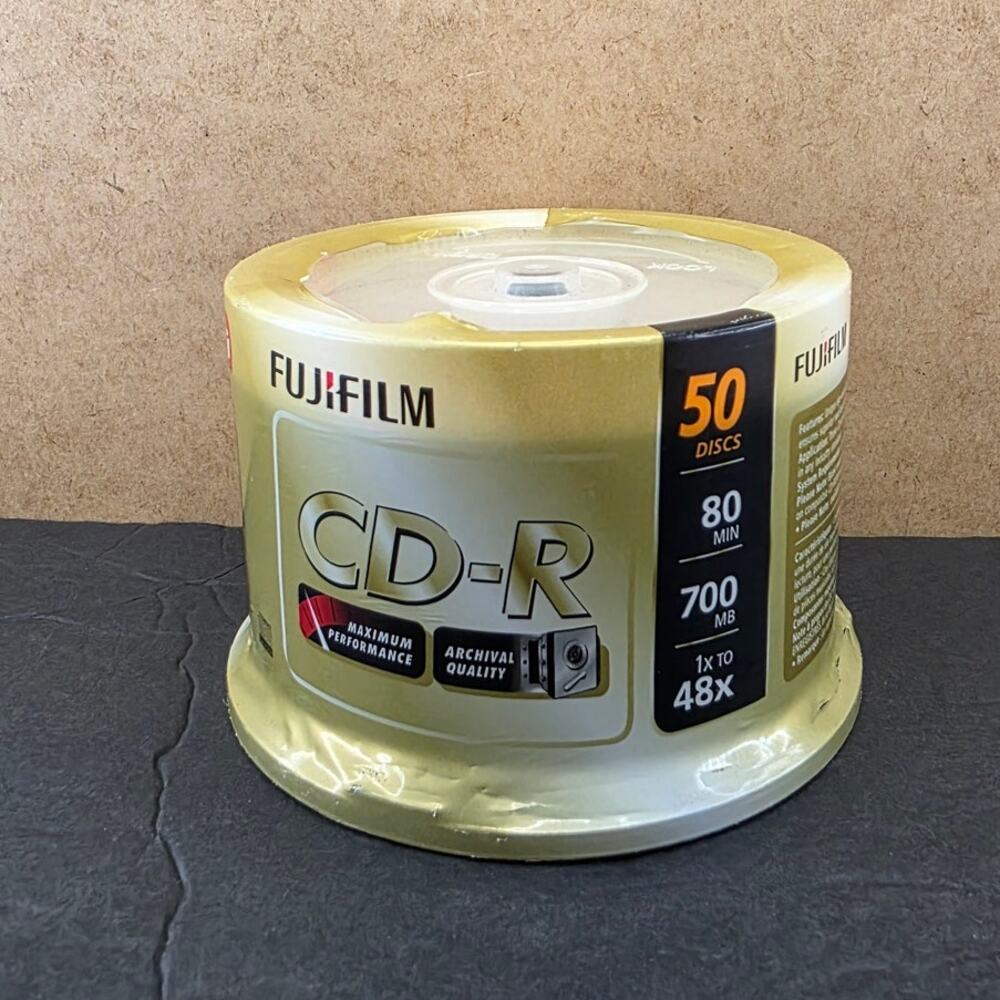 Fujifilm CD-R 50-pack spindle New